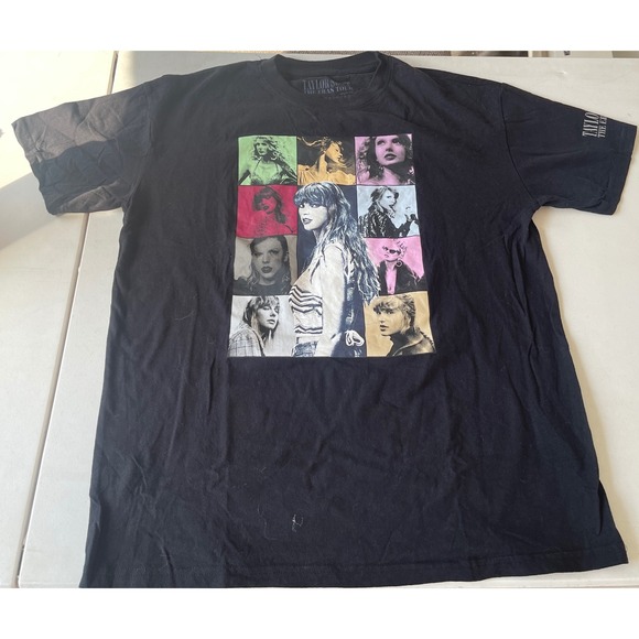 Taylor Swift Other - Taylor Swift The Eras Tour Black Graphic T-Shirt North American Dates Concert T